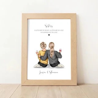 Personalised Sister Print