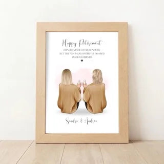 Personalised Co-Worker Retirement Gift