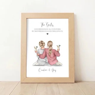 Personalised 'The Girls' Friendship Gift
