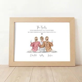 Custom 'The Girls' Friendship Gift