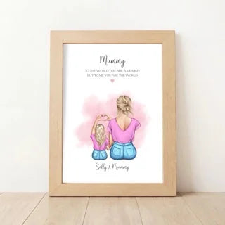 Personalised 'Love Heart Hands' Mummy Gift