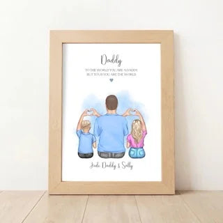 Personalised Father's Day Print