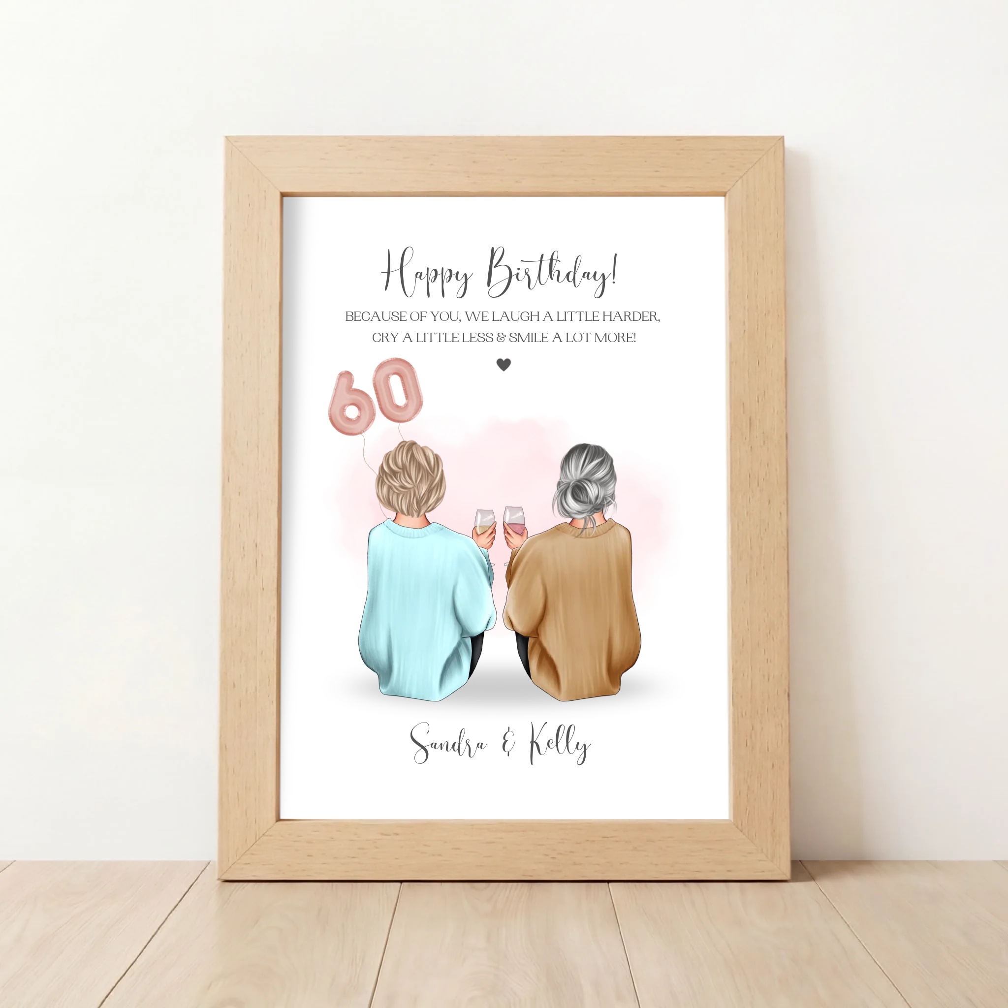 60th Birthday Print