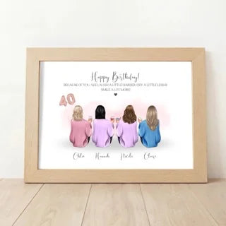 Personalised 40th Birthday Gift For Her