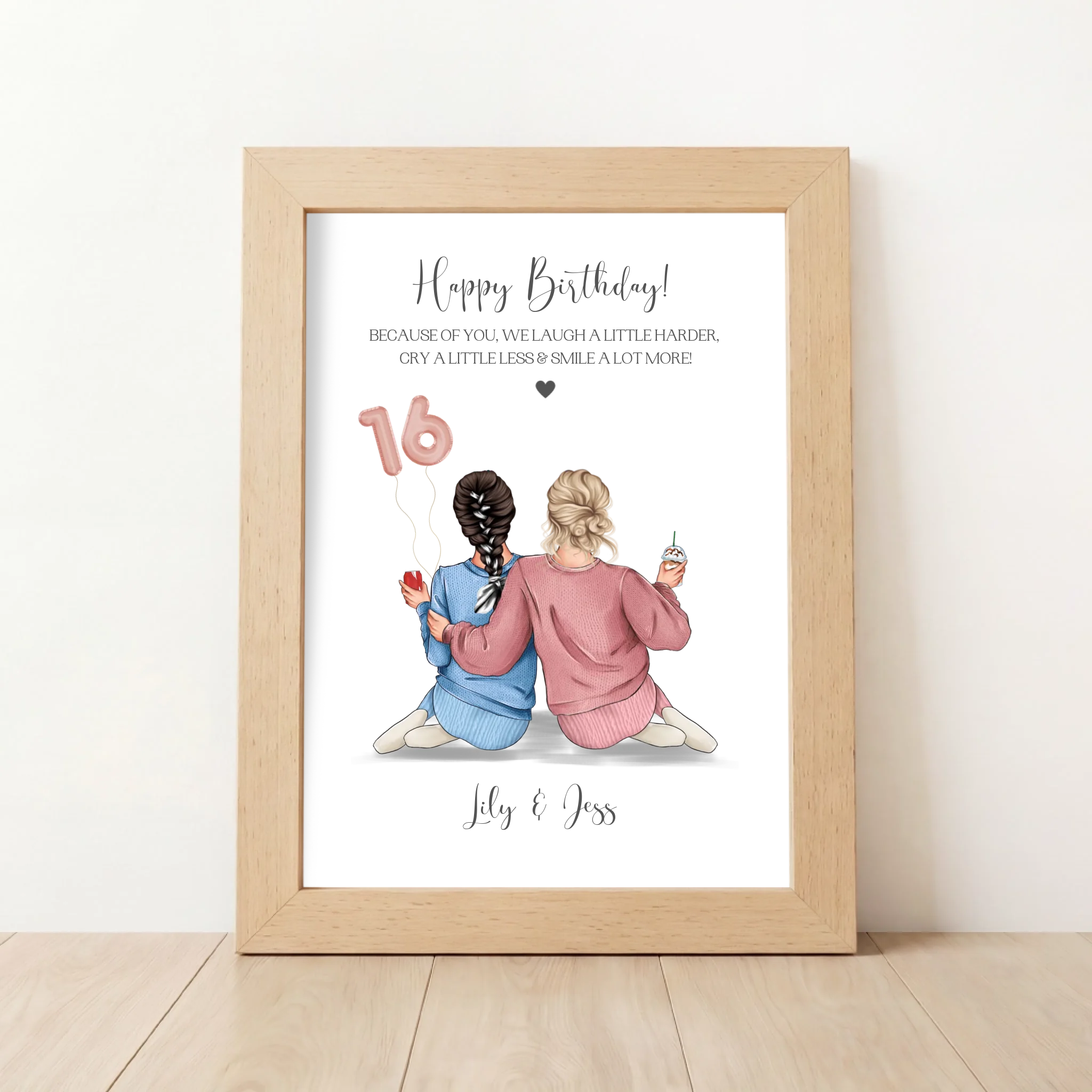 Personalised Sweet 16th Gift for Friend