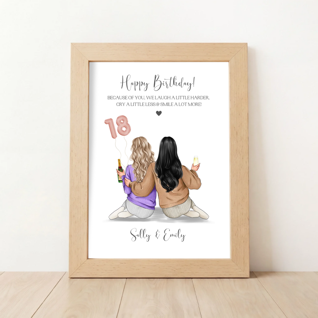 Custom 18th Gift for Her