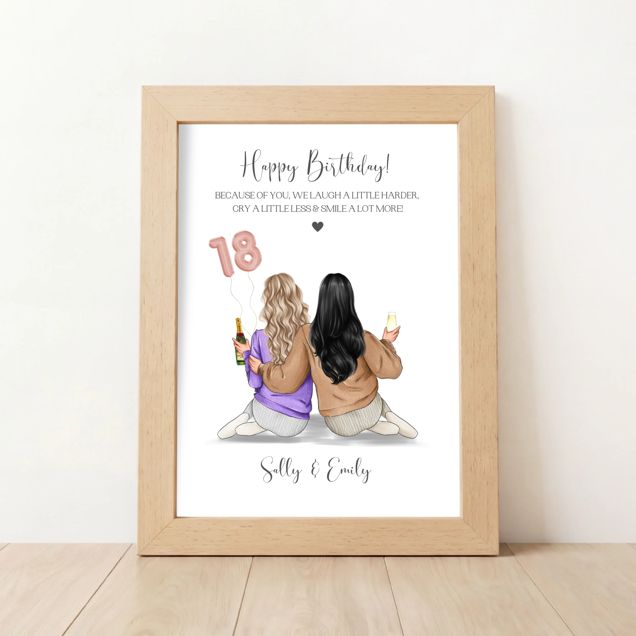 Custom 18th Gift for Her