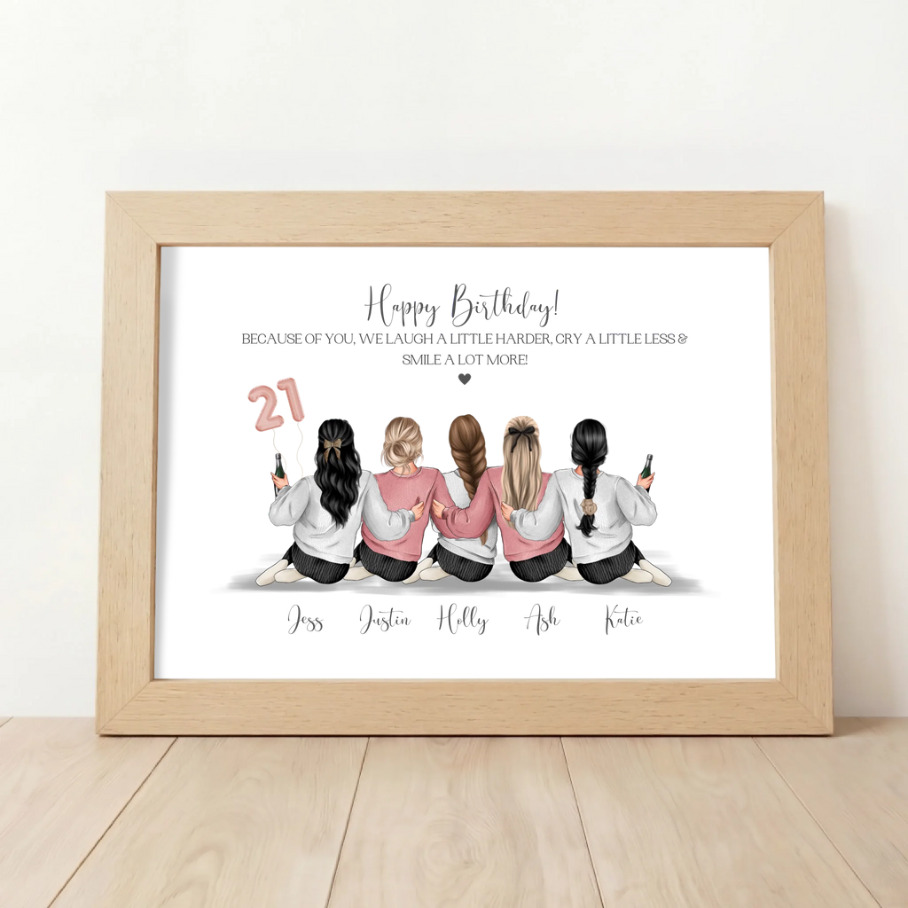 Custom Group Gift for 21st Birthday