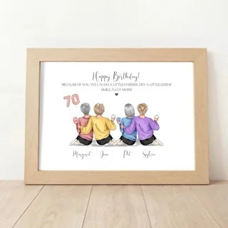 Personalised 70th Birthday Gift