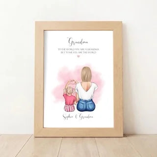 Personalised Gift For Grandma From Granddaughter
