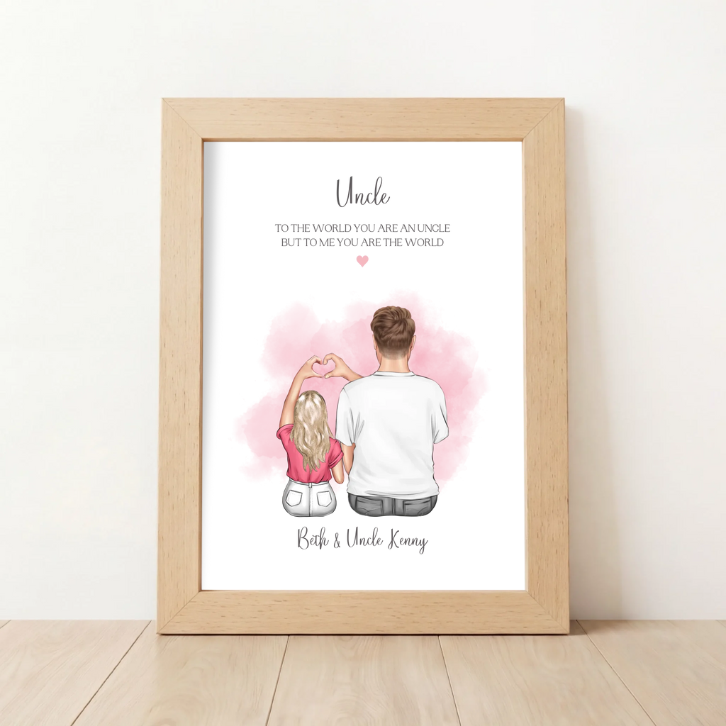 Personalised Gift for Uncle from Niece