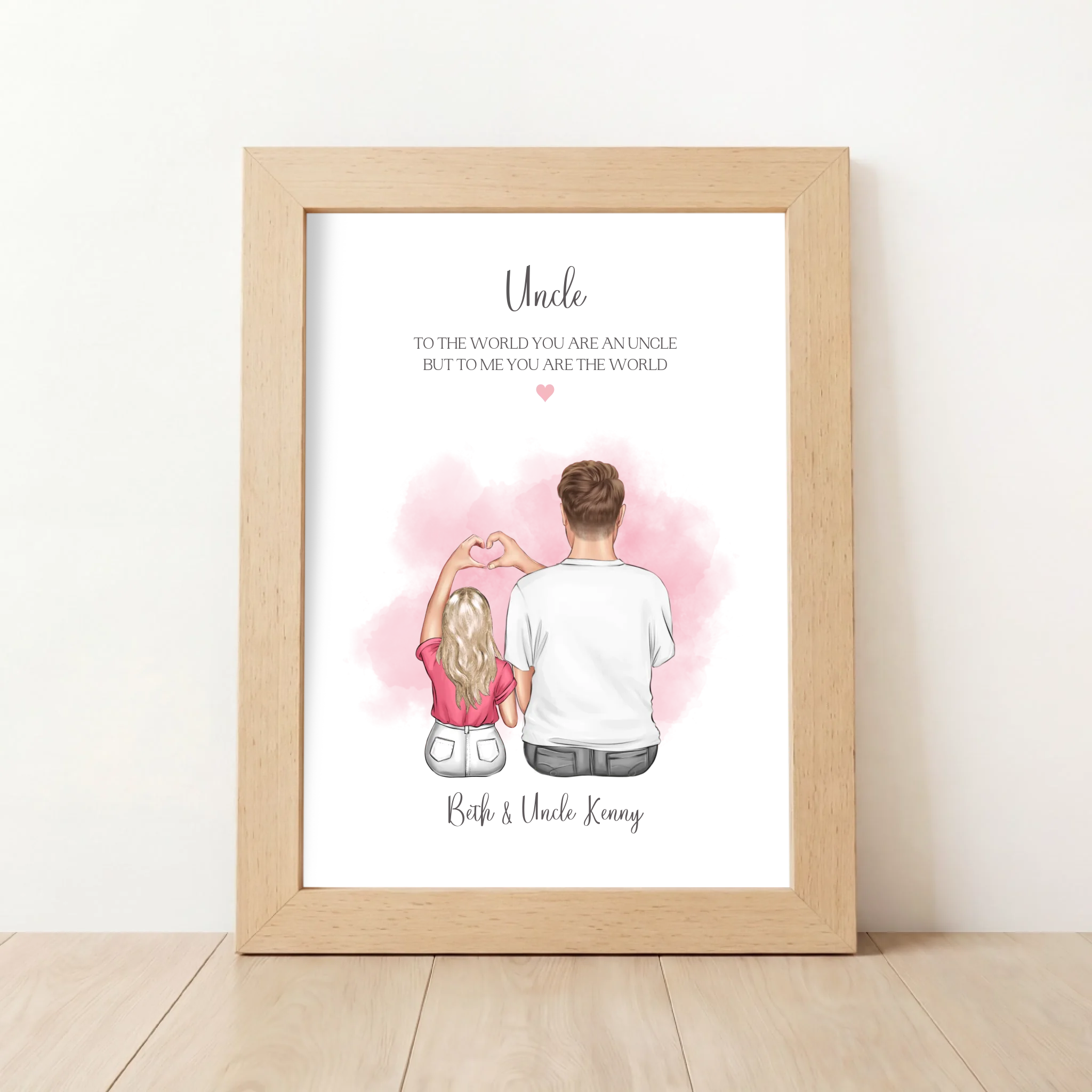 Personalised Gift for Uncle from Niece