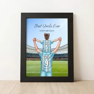 Personalised Football Fans Birthday Gift For Uncle