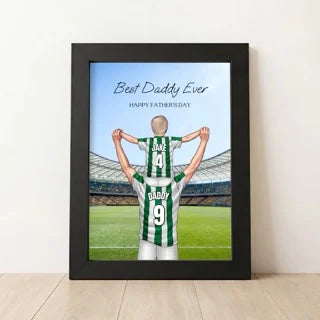 Personalised Football Fans Father's Day Gift For Dad